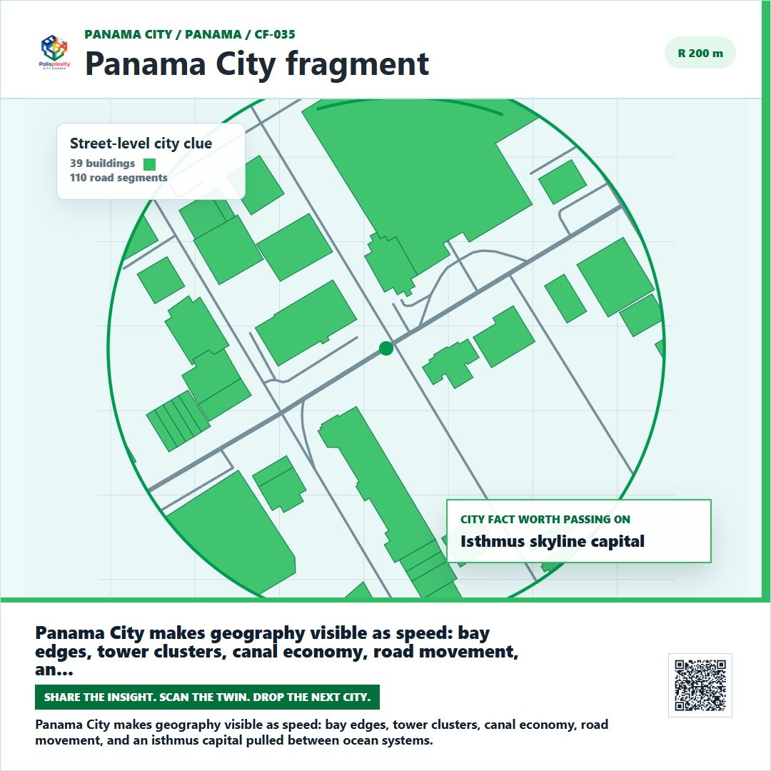 Panama City fragment card