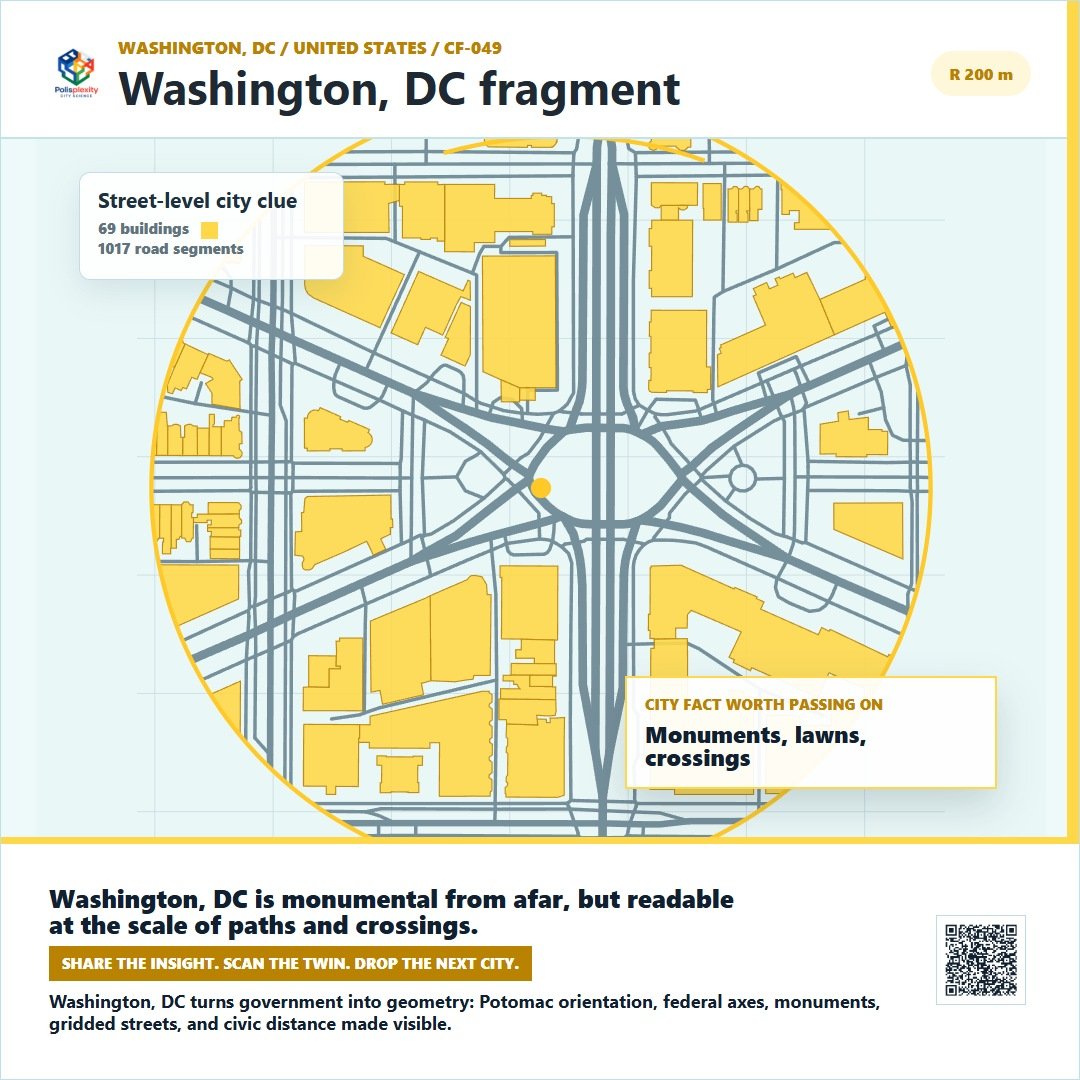 Washington, DC fragment card